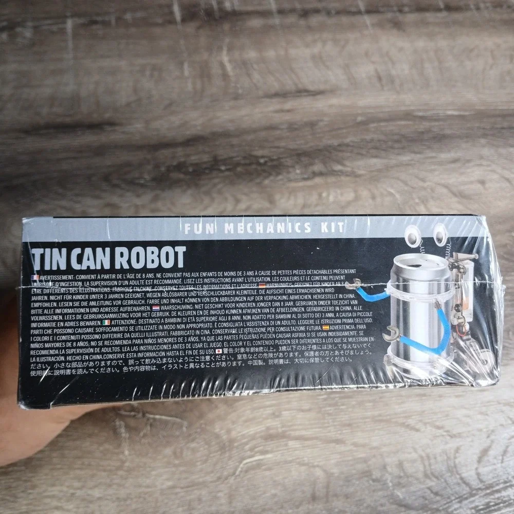 TIN CAN ROBOT KIT~GREEN‎ SCIENCE KIT~BRAND NEW~SEALED BOX ZB